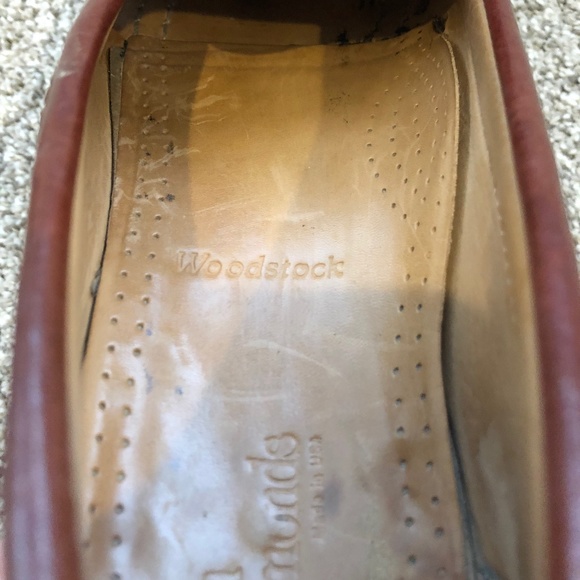 Allen Edmonds Woodstock Men Brown Leather Loafers - Picture 9 of 14